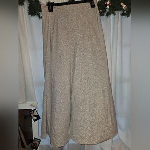 Chic Cream Maxi Skirt